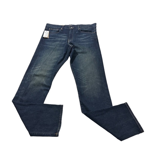 Polo Ralph Lauren Medium Wash Prospect Straight Jeans Sz 36T x36 Rope Dyed NWT - Picture 3 of 16